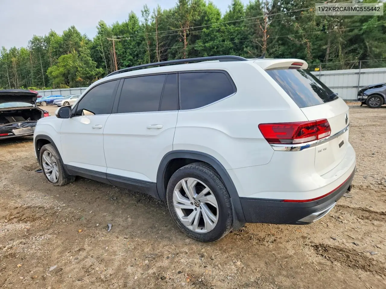 2021 Volkswagen Atlas Se VIN: 1V2KR2CA8MC555442 Lot: 61699166