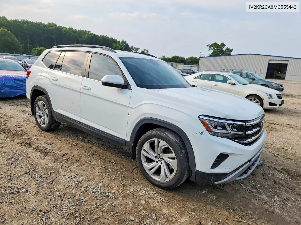 2021 Volkswagen Atlas Se VIN: 1V2KR2CA8MC555442 Lot: 61699166