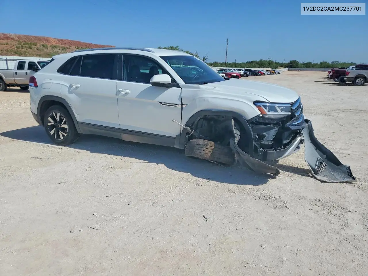 2021 Volkswagen Atlas Cross Sport Se VIN: 1V2DC2CA2MC237701 Lot: 61725416