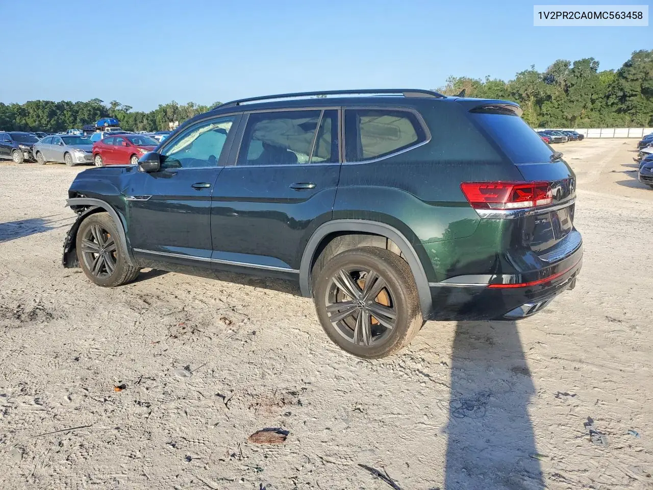 2021 Volkswagen Atlas Se VIN: 1V2PR2CA0MC563458 Lot: 61839506