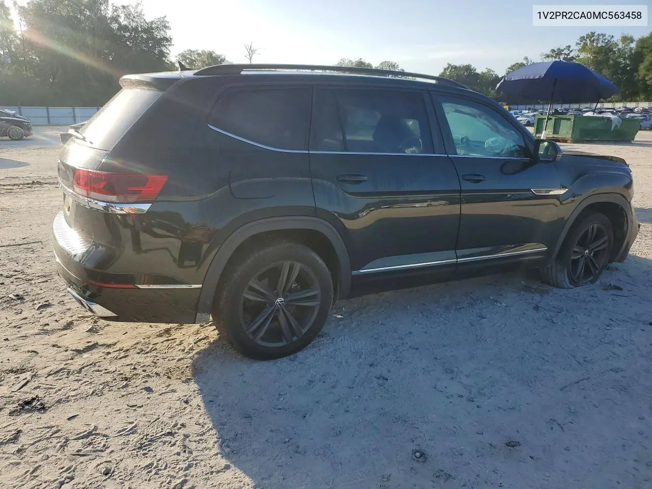 2021 Volkswagen Atlas Se VIN: 1V2PR2CA0MC563458 Lot: 61839506