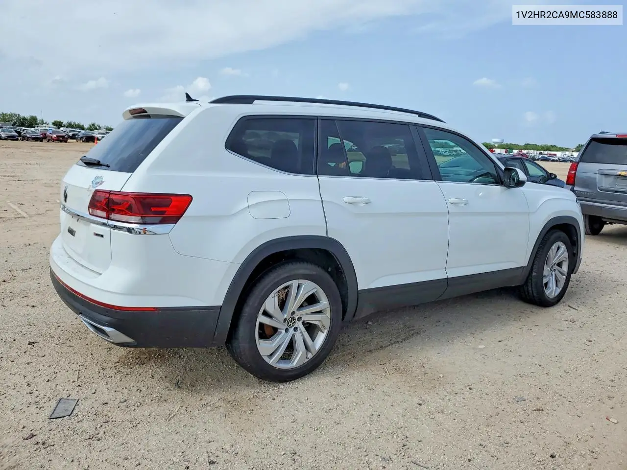 2021 Volkswagen Atlas Se VIN: 1V2HR2CA9MC583888 Lot: 61849496