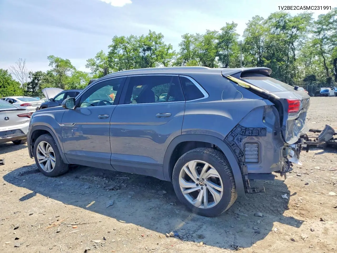 2021 Volkswagen Atlas Cross Sport Sel VIN: 1V2BE2CA5MC231991 Lot: 85623435