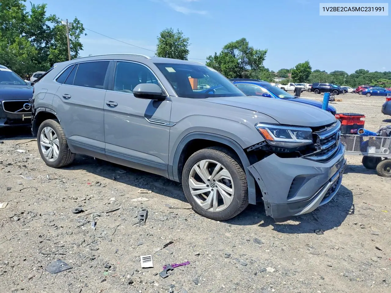 2021 Volkswagen Atlas Cross Sport Sel VIN: 1V2BE2CA5MC231991 Lot: 85623435