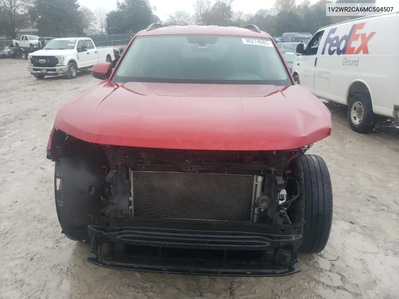 1V2WR2CA6MC504507 2021 Volkswagen Atlas Se