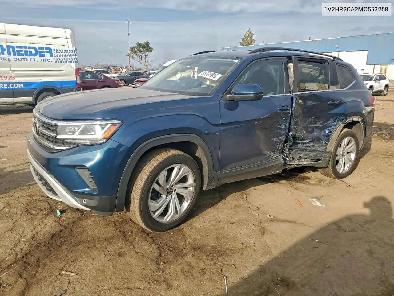 1V2HR2CA2MC553258 2021 Volkswagen Atlas Se