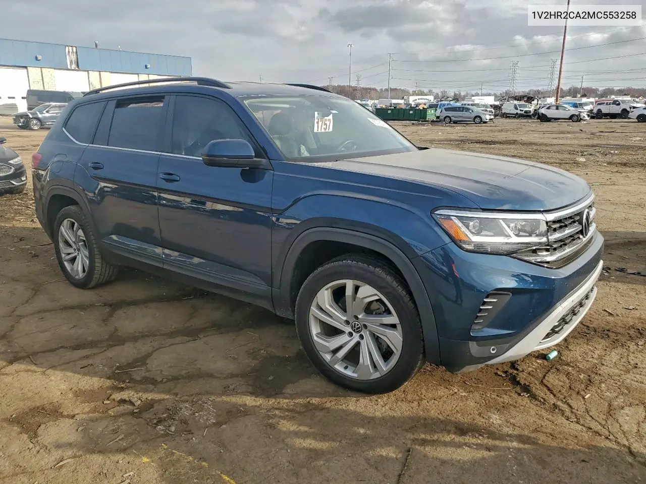 1V2HR2CA2MC553258 2021 Volkswagen Atlas Se