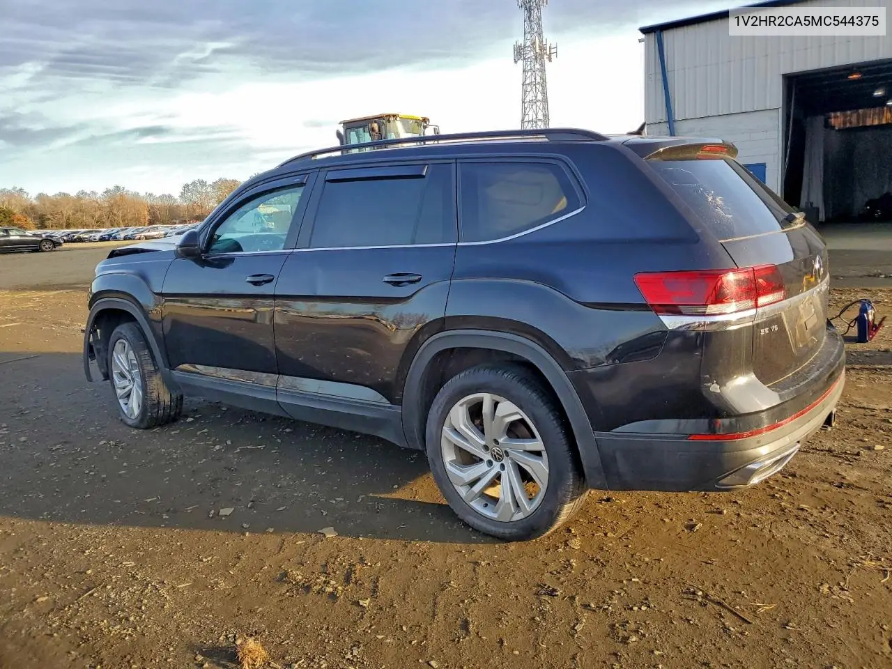 1V2HR2CA5MC544375 2021 Volkswagen Atlas Se