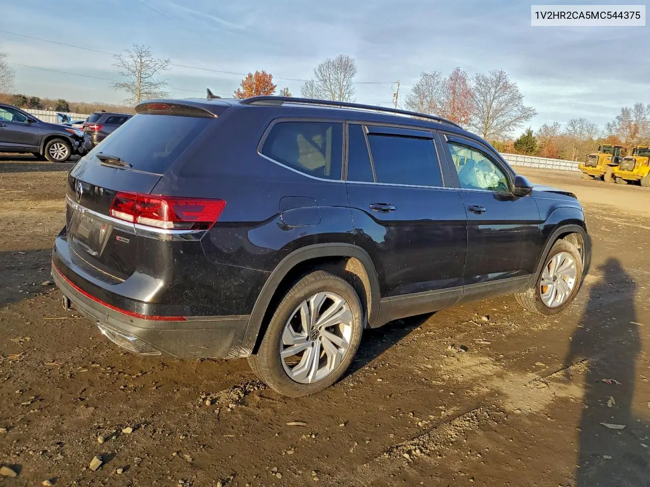 1V2HR2CA5MC544375 2021 Volkswagen Atlas Se