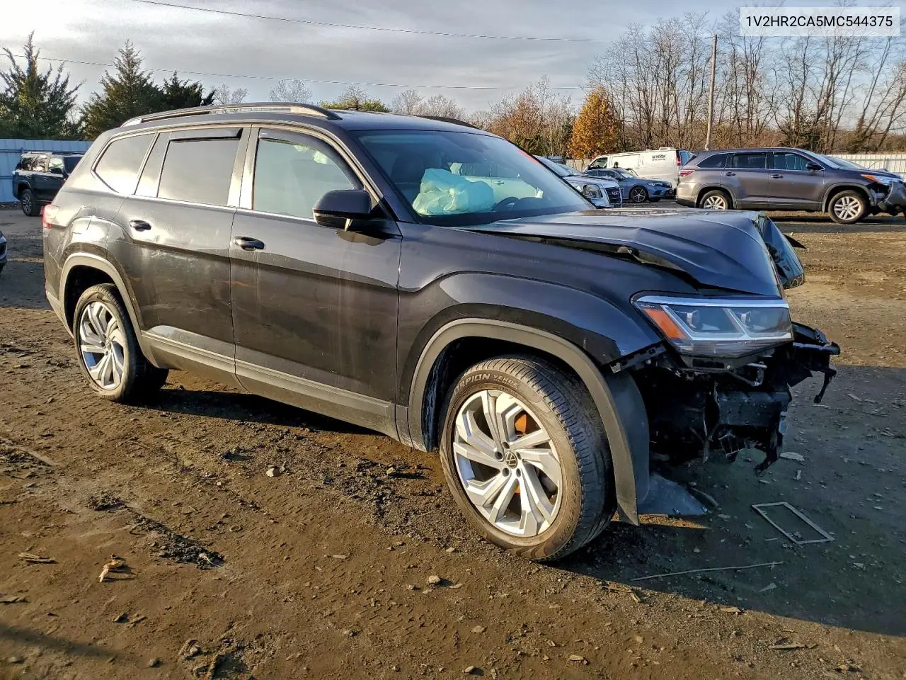 1V2HR2CA5MC544375 2021 Volkswagen Atlas Se