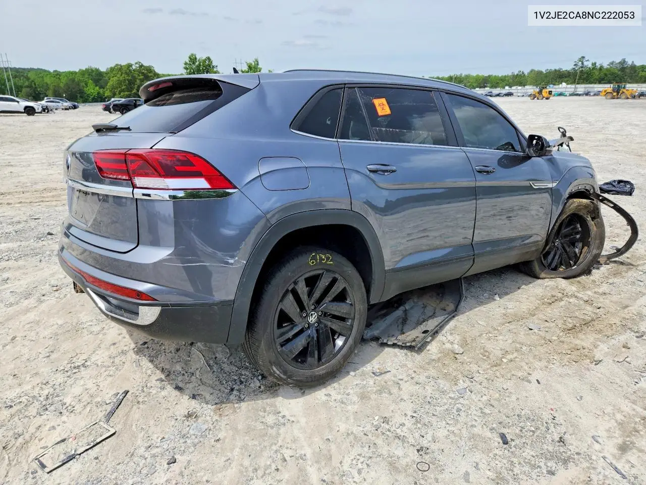 2022 Volkswagen Atlas Cross Sport Se VIN: 1V2JE2CA8NC222053 Lot: 52033326