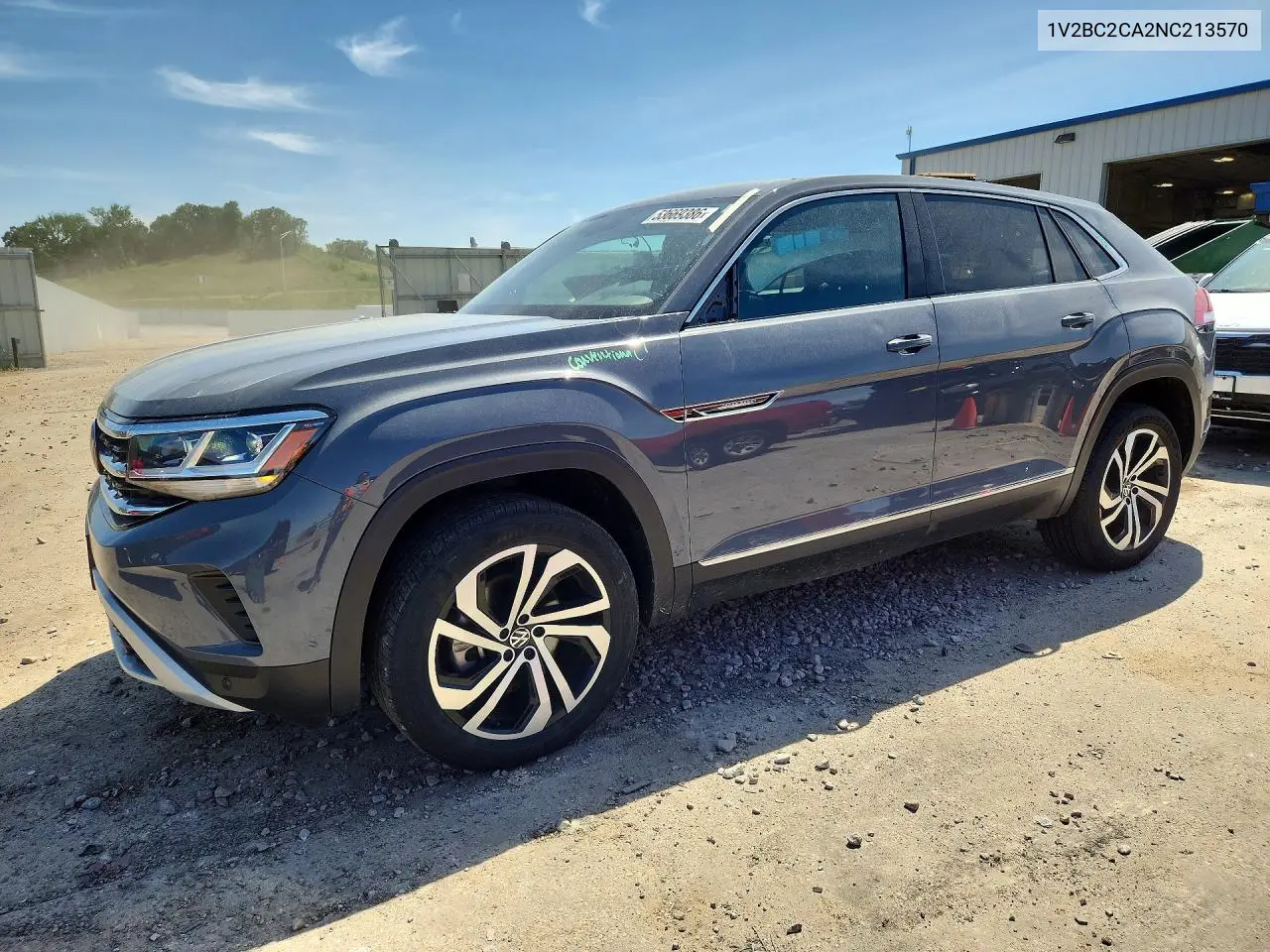 2022 Volkswagen Atlas Sel VIN: 1V2BC2CA2NC213570 Lot: 53669386