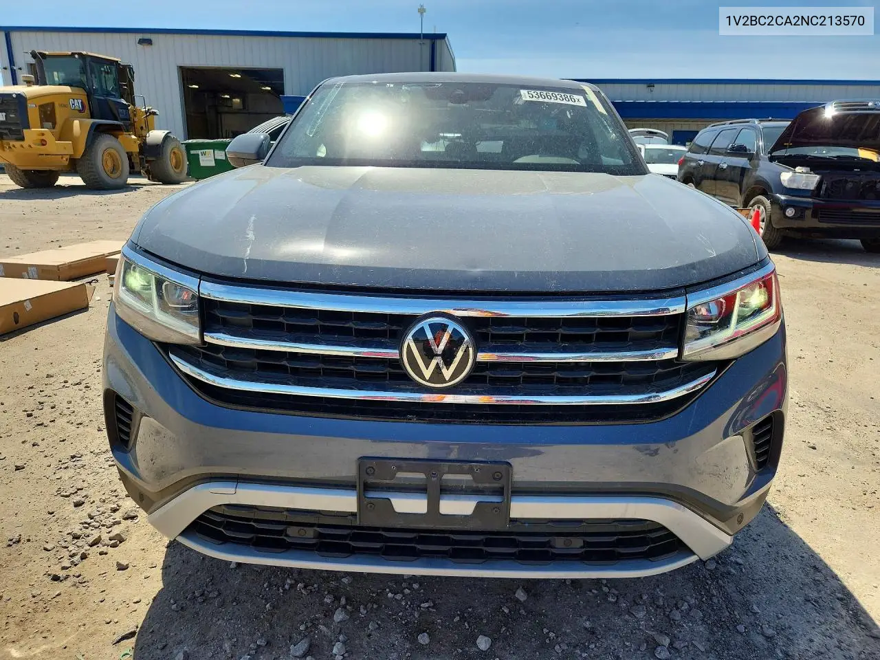 2022 Volkswagen Atlas Sel VIN: 1V2BC2CA2NC213570 Lot: 53669386
