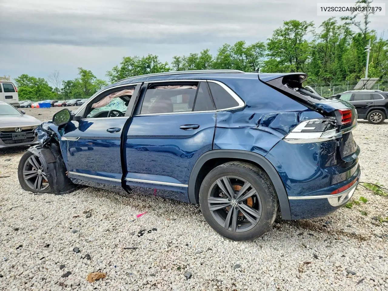 2022 Volkswagen Atlas Cross Sport Sel R-Line VIN: 1V2SC2CA8NC217879 Lot: 54820036