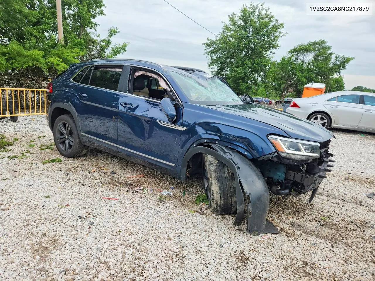 2022 Volkswagen Atlas Cross Sport Sel R-Line VIN: 1V2SC2CA8NC217879 Lot: 54820036