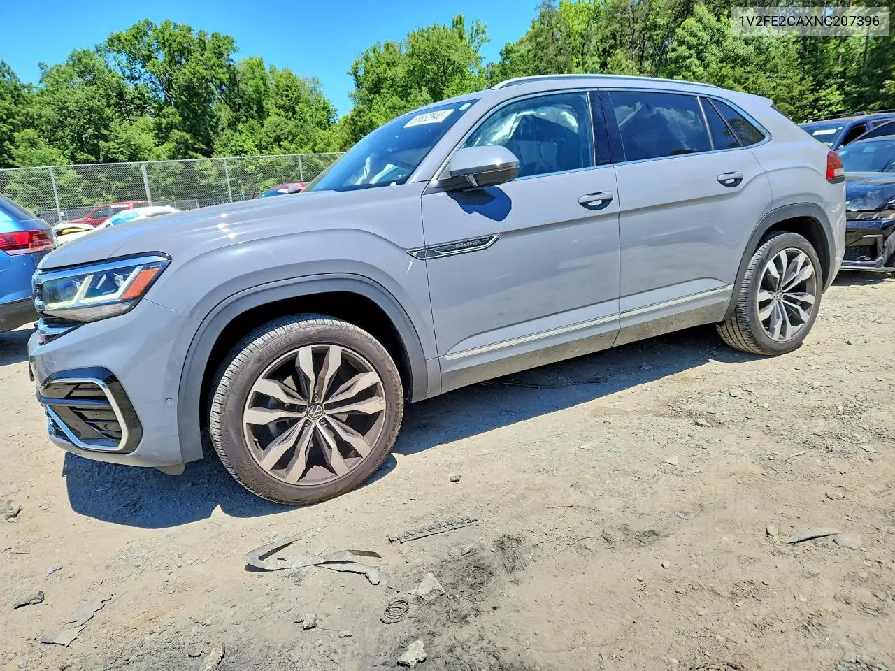 2022 Volkswagen Atlas Cross Sport Sel Premium R-Line VIN: 1V2FE2CAXNC207396 Lot: 55852946