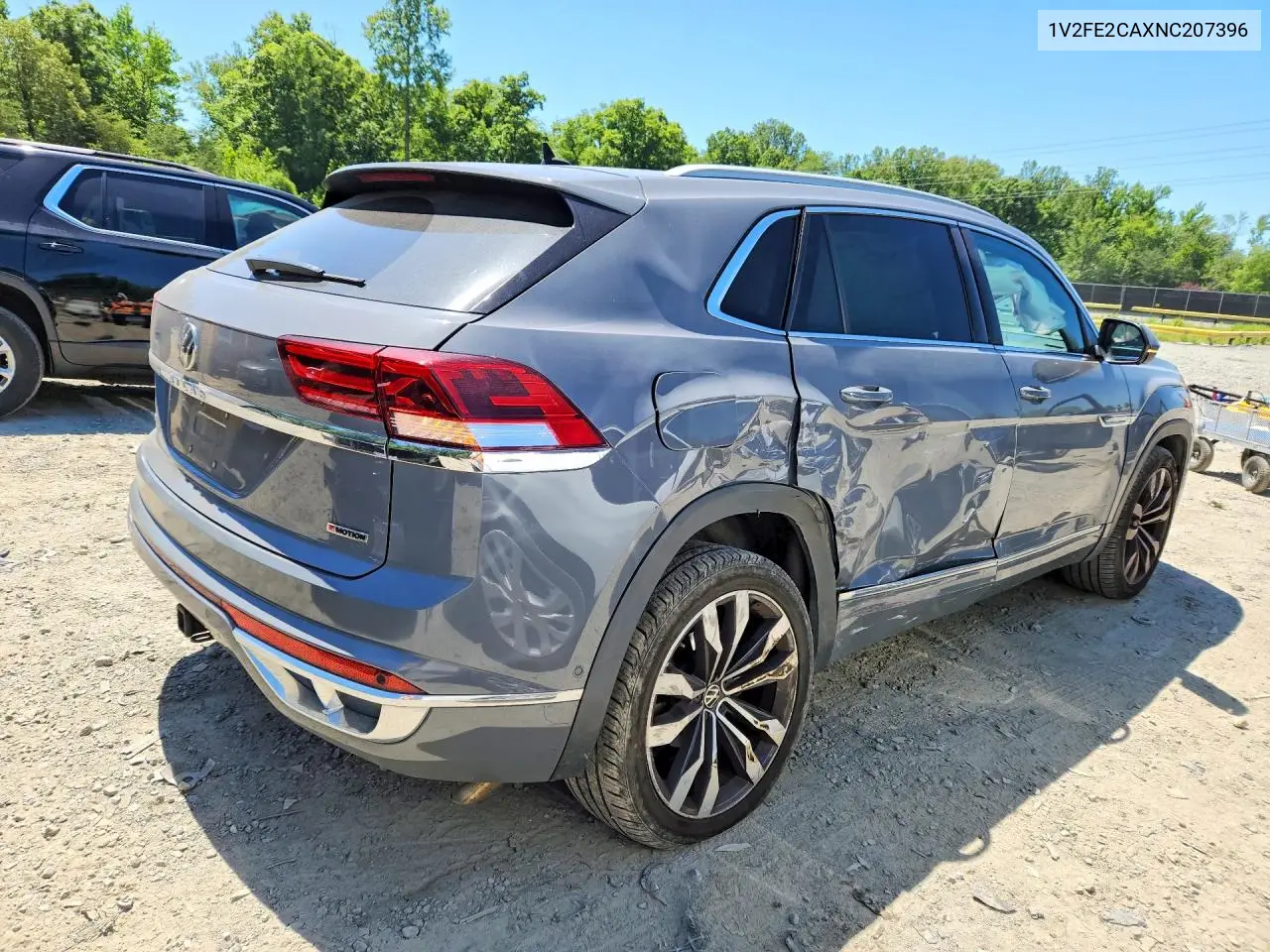 2022 Volkswagen Atlas Cross Sport Sel Premium R-Line VIN: 1V2FE2CAXNC207396 Lot: 55852946