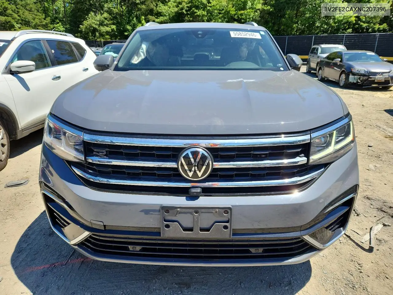 2022 Volkswagen Atlas Cross Sport Sel Premium R-Line VIN: 1V2FE2CAXNC207396 Lot: 55852946
