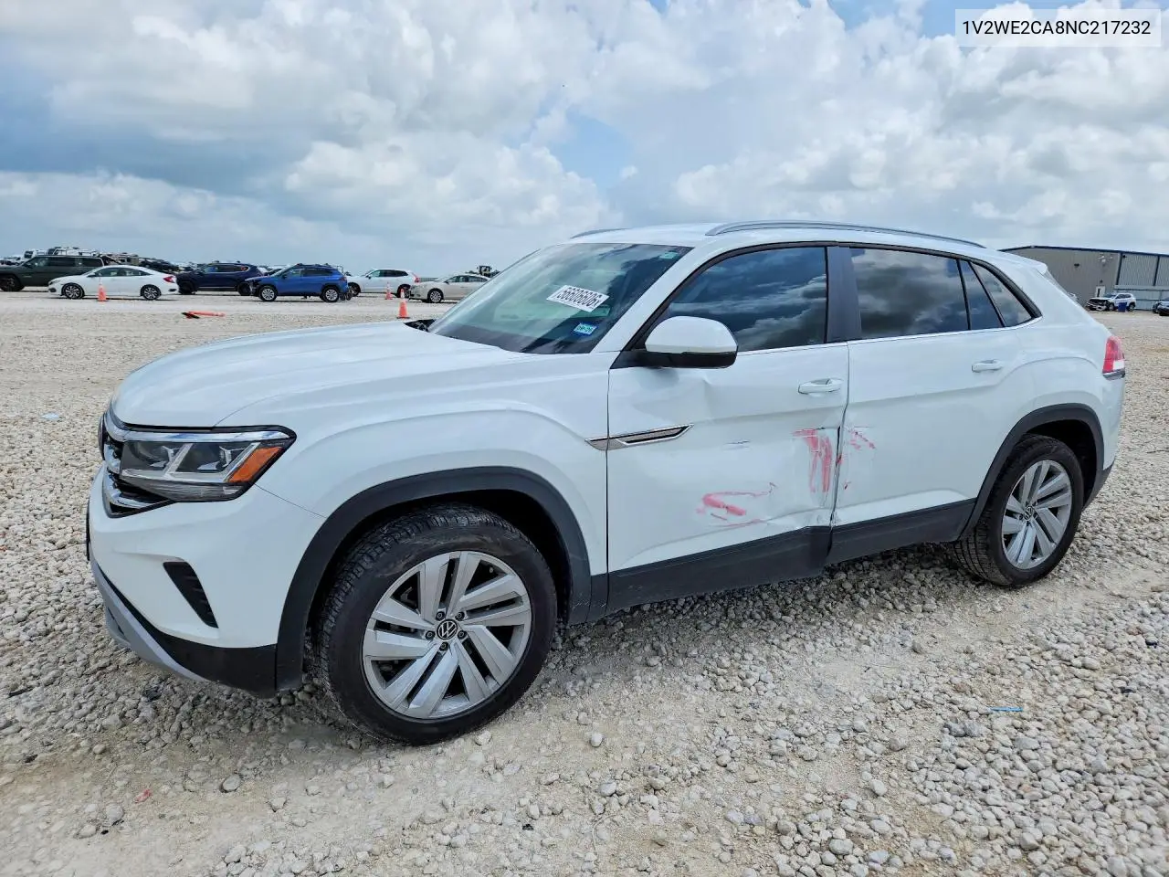 2022 Volkswagen Atlas Cross Sport Se VIN: 1V2WE2CA8NC217232 Lot: 56606606