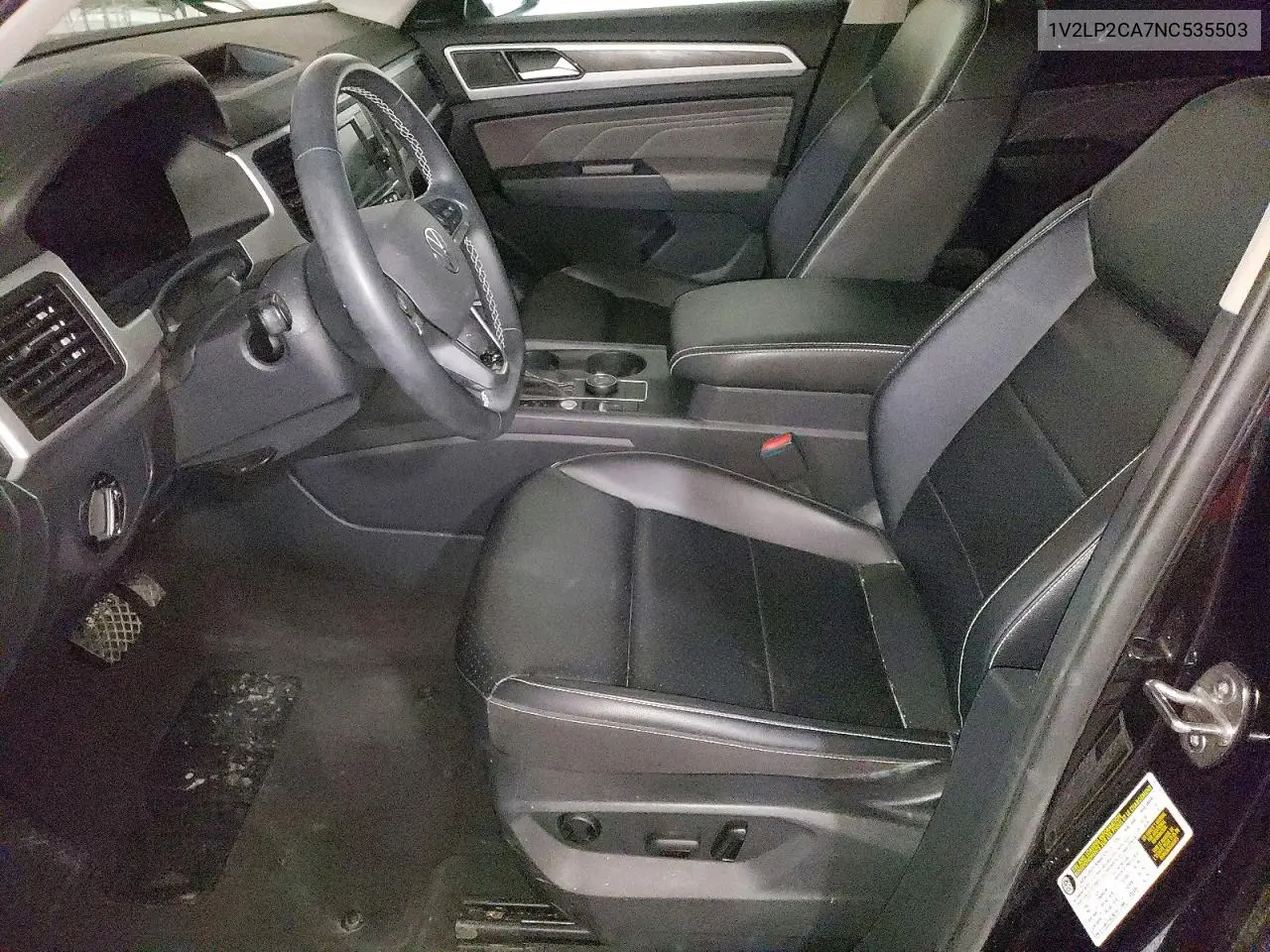 2022 Volkswagen Atlas Se VIN: 1V2LP2CA7NC535503 Lot: 56831366