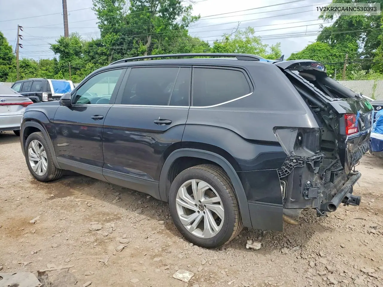2022 Volkswagen Atlas Se VIN: 1V2KR2CA4NC530393 Lot: 57683296
