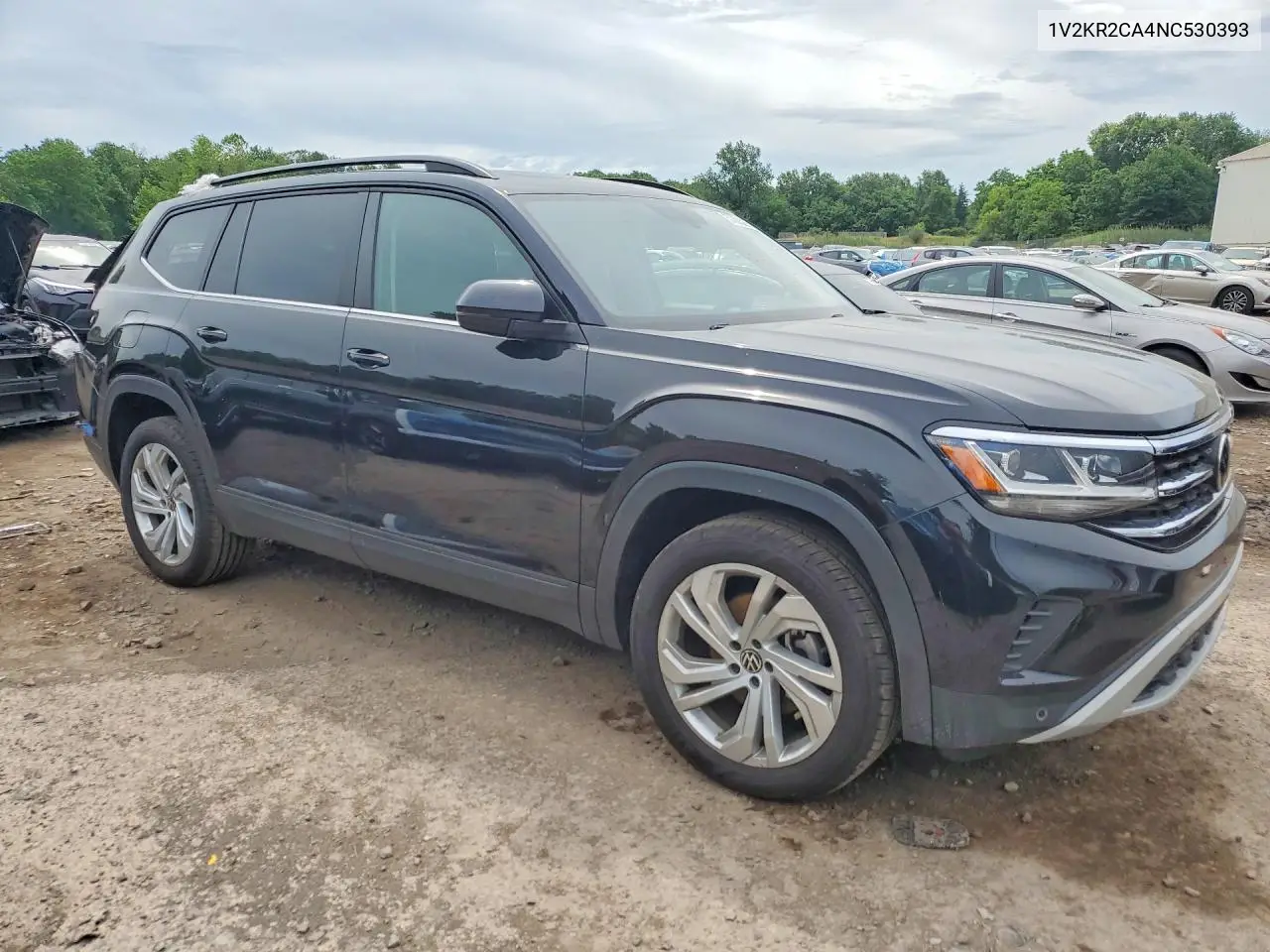 2022 Volkswagen Atlas Se VIN: 1V2KR2CA4NC530393 Lot: 57683296