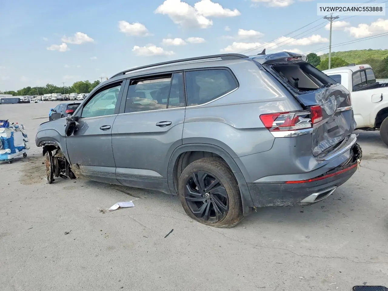 2022 Volkswagen Atlas Se VIN: 1V2WP2CA4NC553888 Lot: 59223456