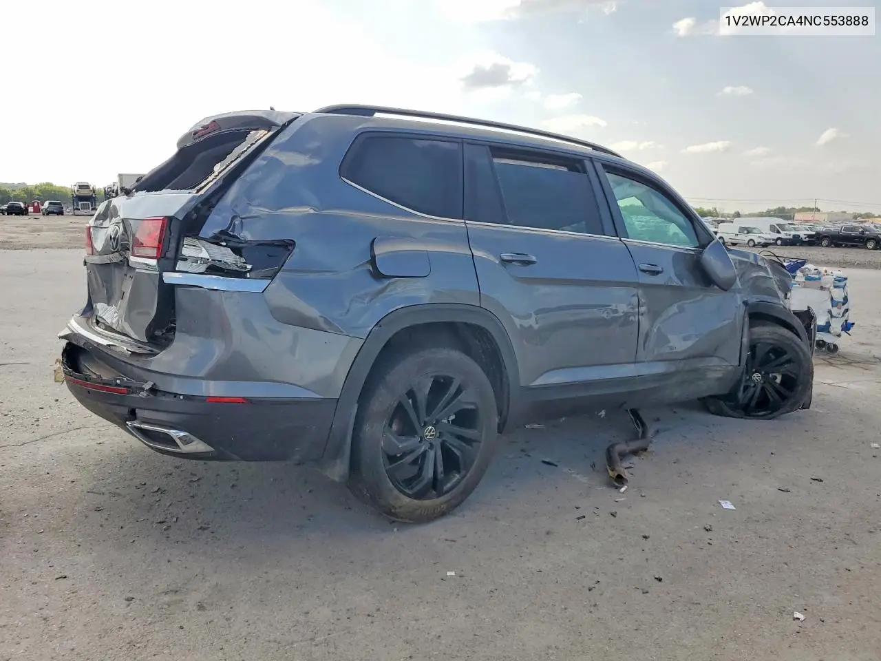 2022 Volkswagen Atlas Se VIN: 1V2WP2CA4NC553888 Lot: 59223456