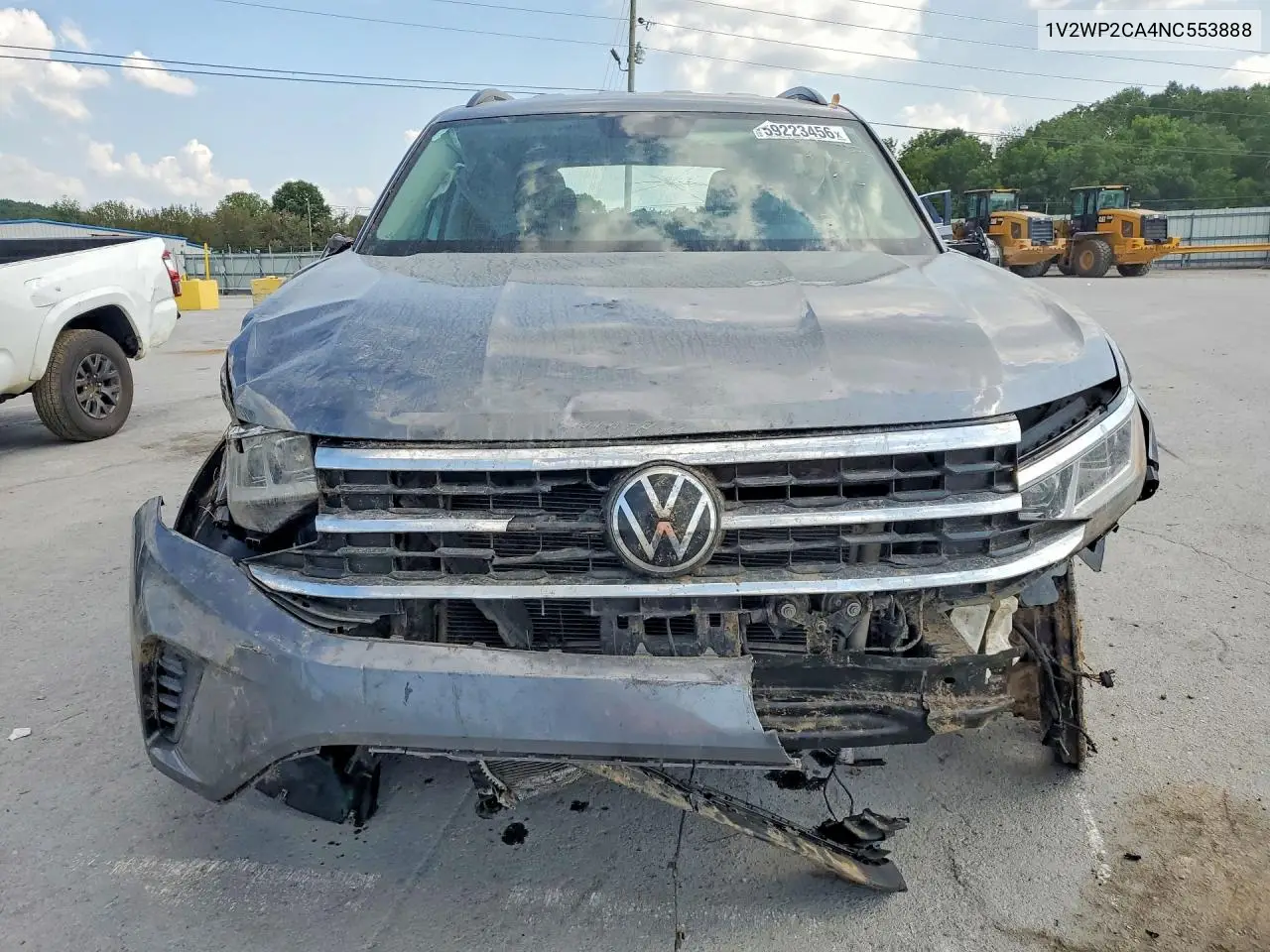2022 Volkswagen Atlas Se VIN: 1V2WP2CA4NC553888 Lot: 59223456