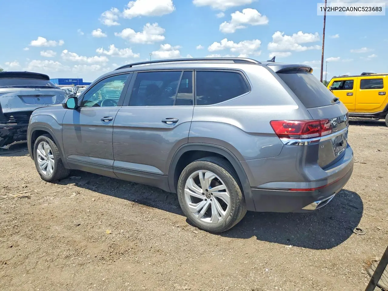 2022 Volkswagen Atlas Se VIN: 1V2HP2CA0NC523683 Lot: 59587496