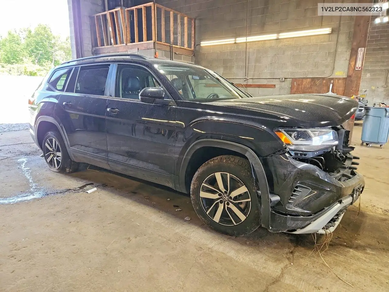 2022 Volkswagen Atlas Se VIN: 1V2LP2CA8NC562323 Lot: 59867916