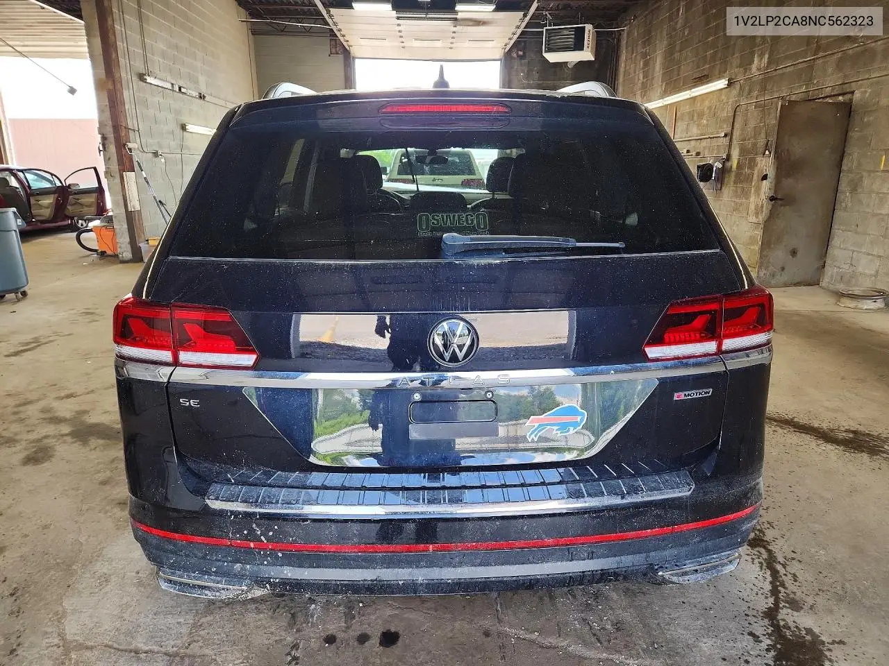 2022 Volkswagen Atlas Se VIN: 1V2LP2CA8NC562323 Lot: 59867916