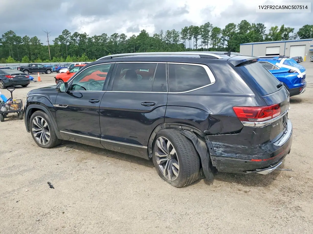 2022 Volkswagen Atlas Sel Premium R-Line VIN: 1V2FR2CA5NC507514 Lot: 60248276