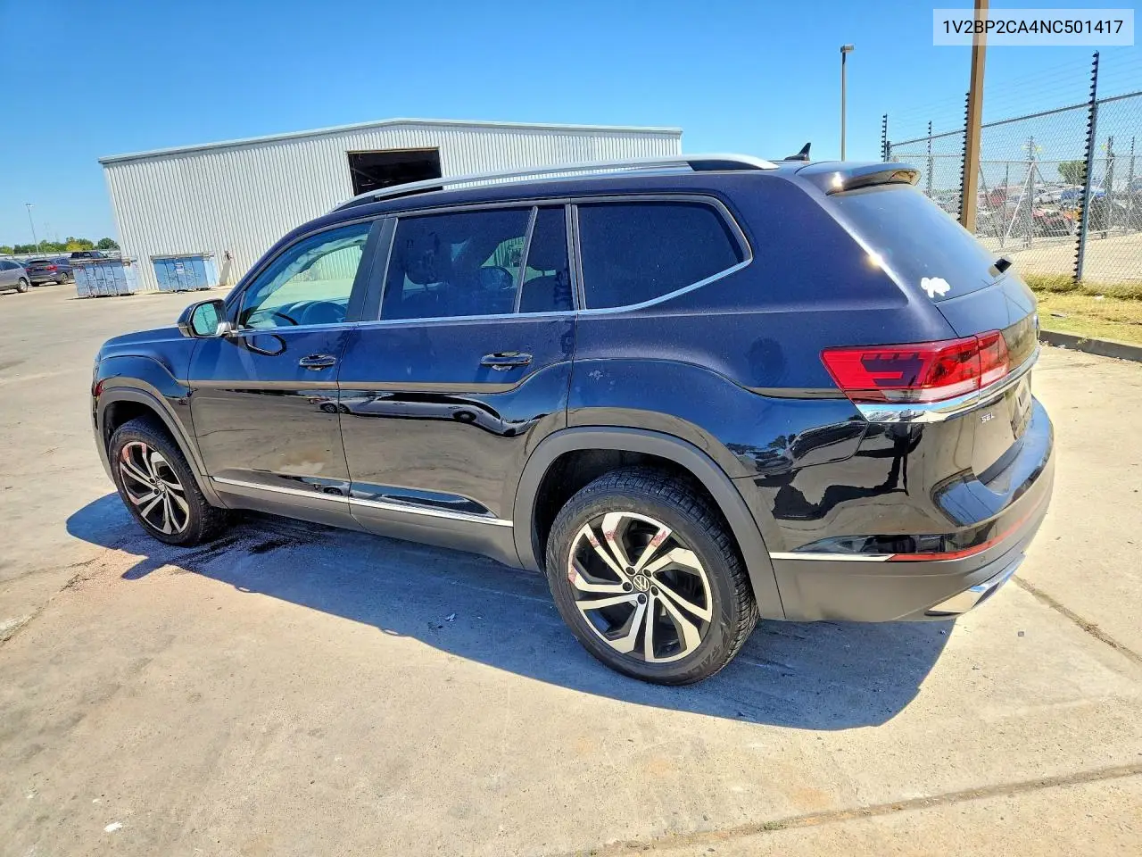 2022 Volkswagen Atlas Sel VIN: 1V2BP2CA4NC501417 Lot: 60277026