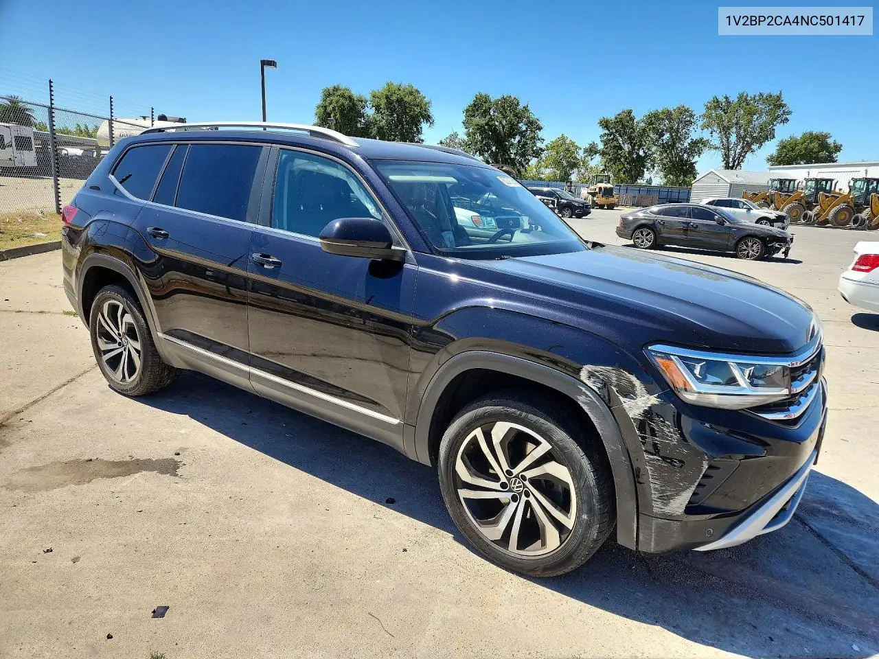 2022 Volkswagen Atlas Sel VIN: 1V2BP2CA4NC501417 Lot: 60277026