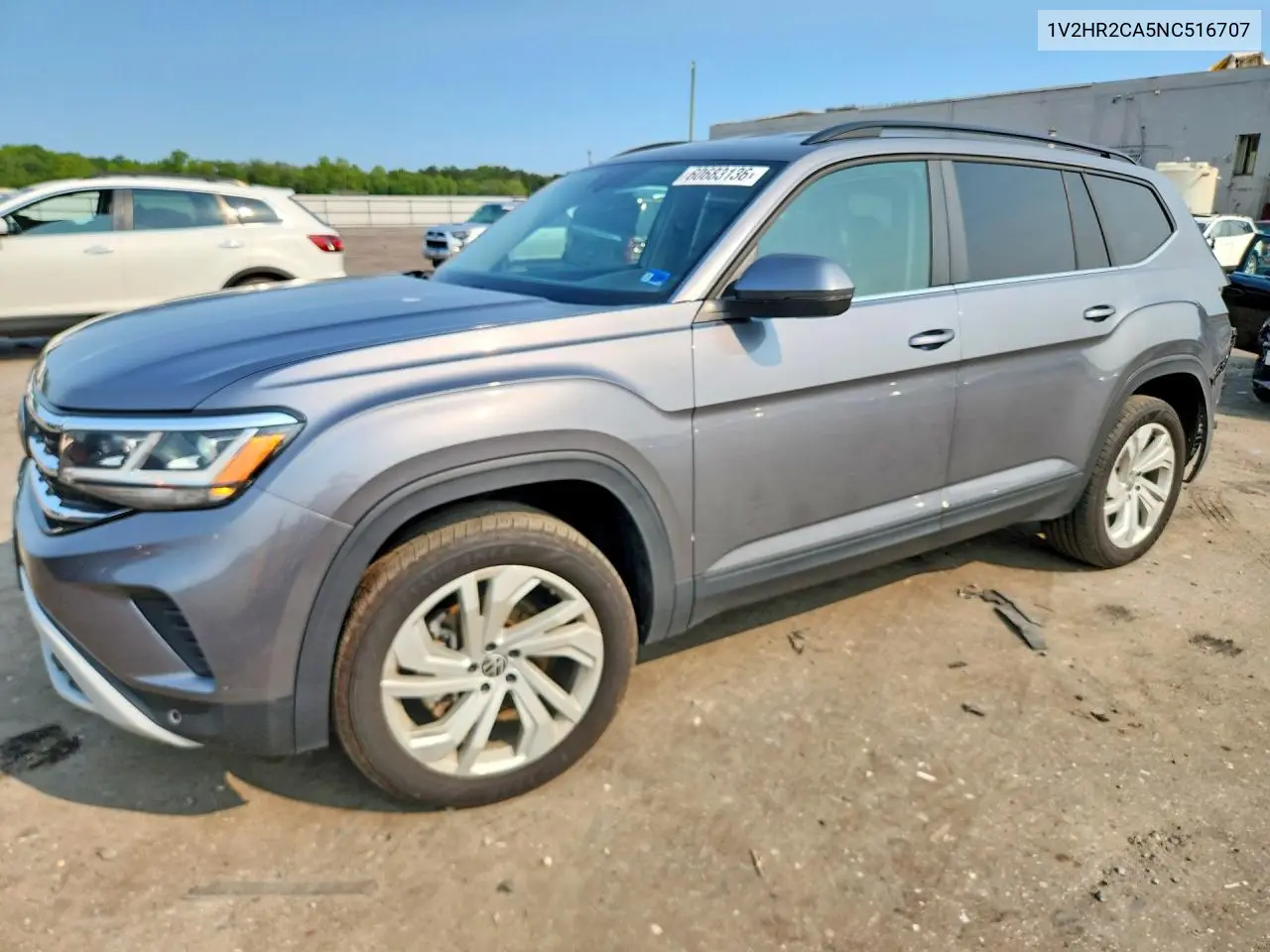 2022 Volkswagen Atlas Se VIN: 1V2HR2CA5NC516707 Lot: 60683136