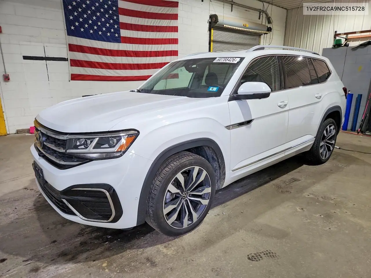 2022 Volkswagen Atlas Sel Premium R-Line VIN: 1V2FR2CA9NC515728 Lot: 60788426