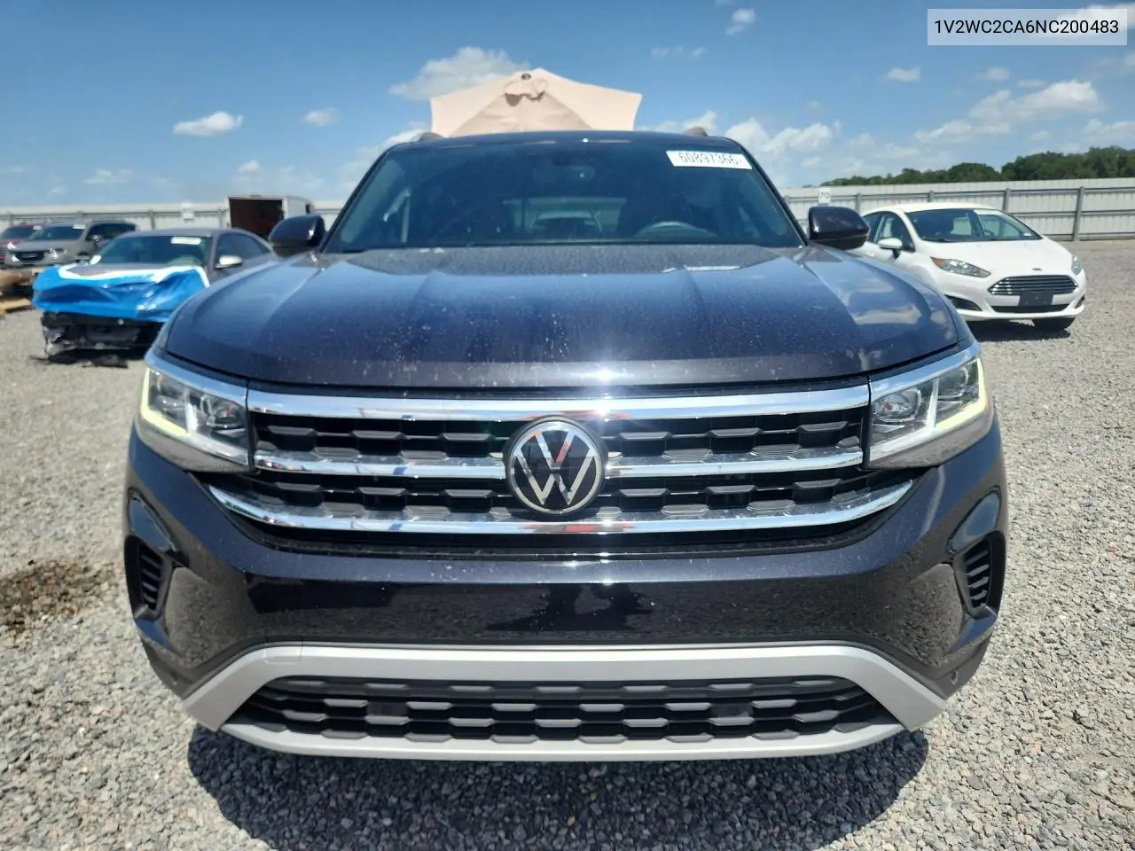 2022 Volkswagen Atlas Cross Sport Se VIN: 1V2WC2CA6NC200483 Lot: 60897366