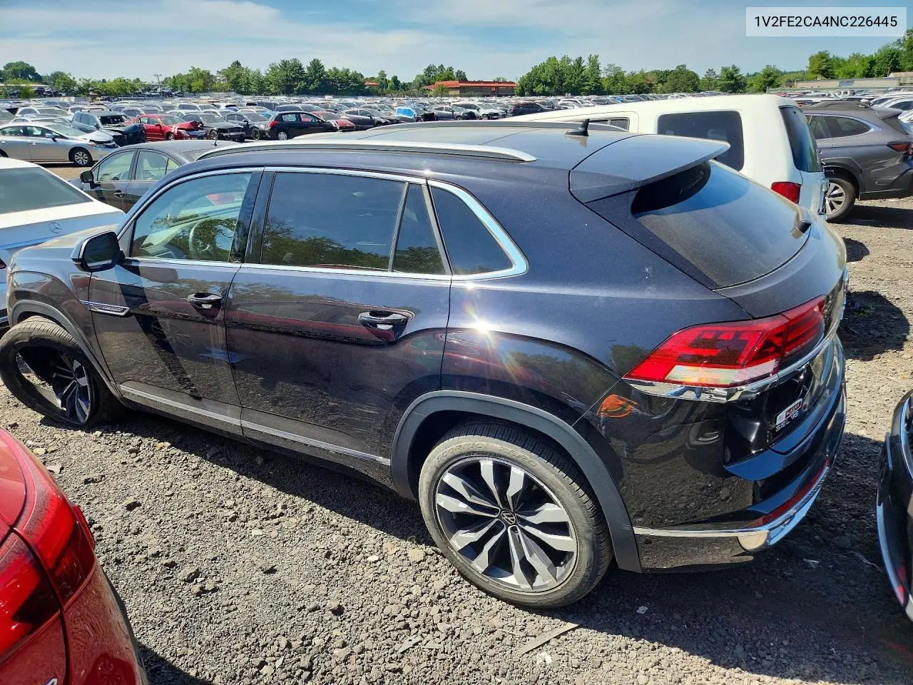 2022 Volkswagen Atlas Cross Sport Sel Premium R-Line VIN: 1V2FE2CA4NC226445 Lot: 61331516