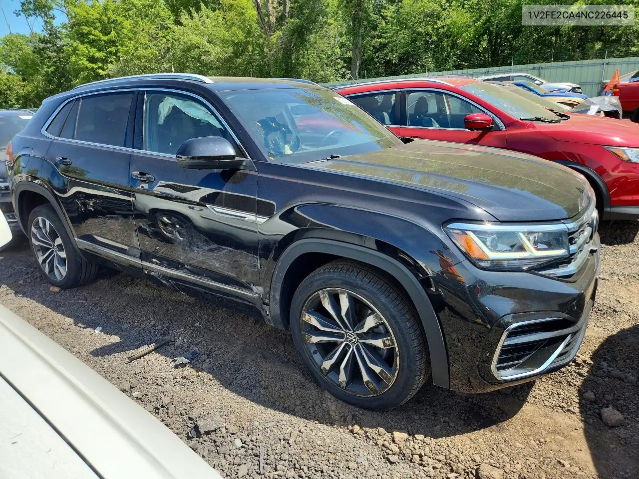2022 Volkswagen Atlas Cross Sport Sel Premium R-Line VIN: 1V2FE2CA4NC226445 Lot: 61331516