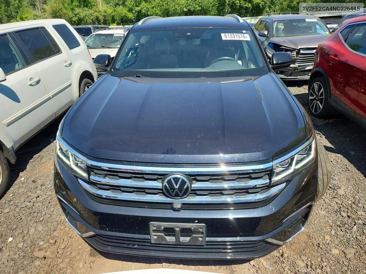 2022 Volkswagen Atlas Cross Sport Sel Premium R-Line VIN: 1V2FE2CA4NC226445 Lot: 61331516