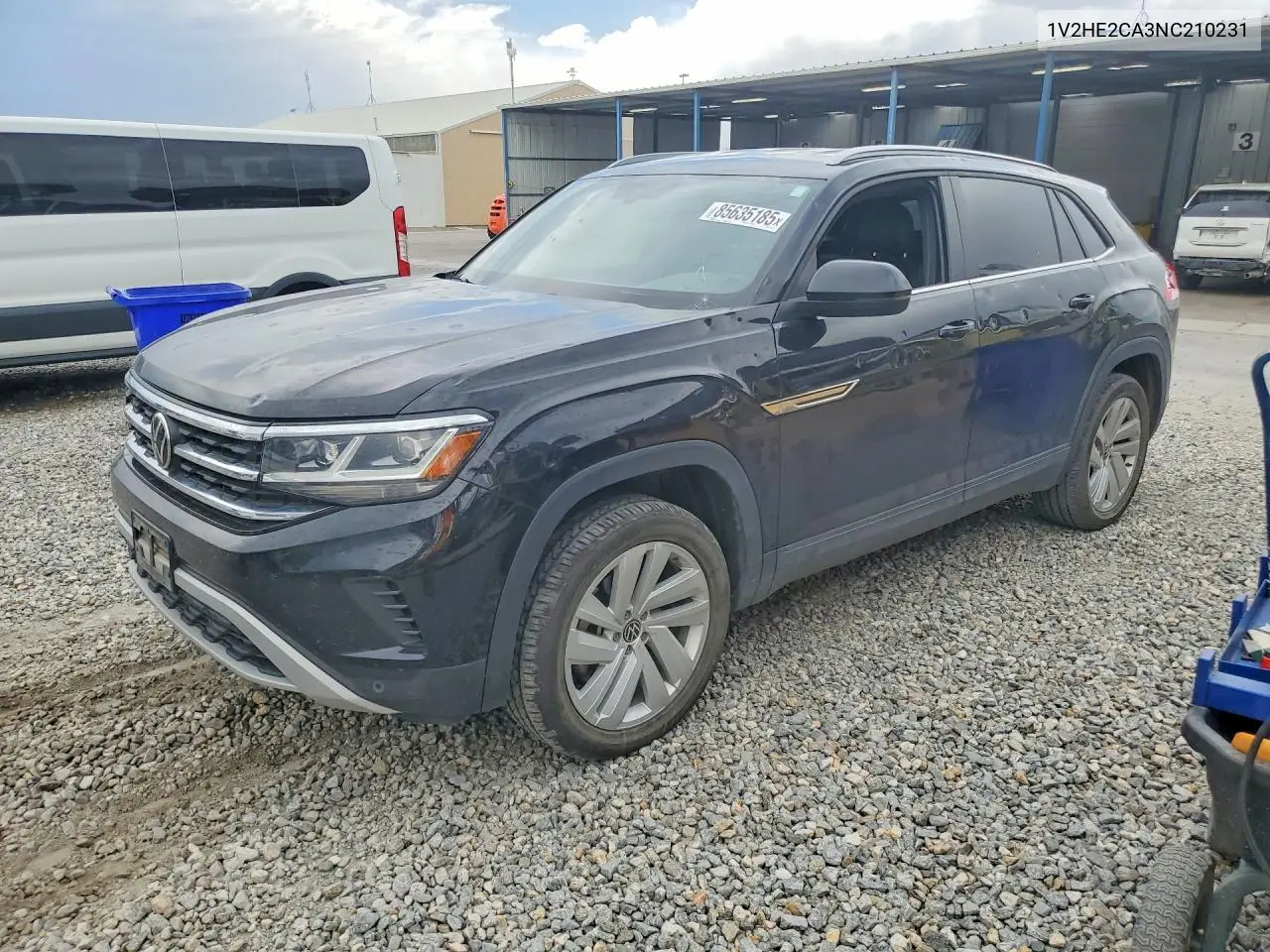 2022 Volkswagen Atlas Cross Sport Se VIN: 1V2HE2CA3NC210231 Lot: 85635185