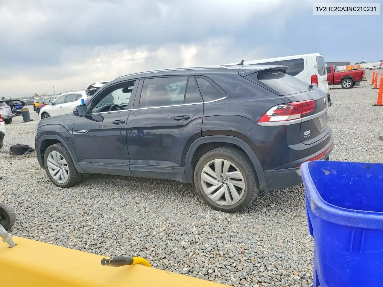 2022 Volkswagen Atlas Cross Sport Se VIN: 1V2HE2CA3NC210231 Lot: 85635185