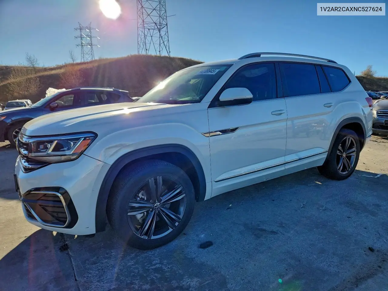 1V2AR2CAXNC527624 2022 Volkswagen Atlas Sel R-Line