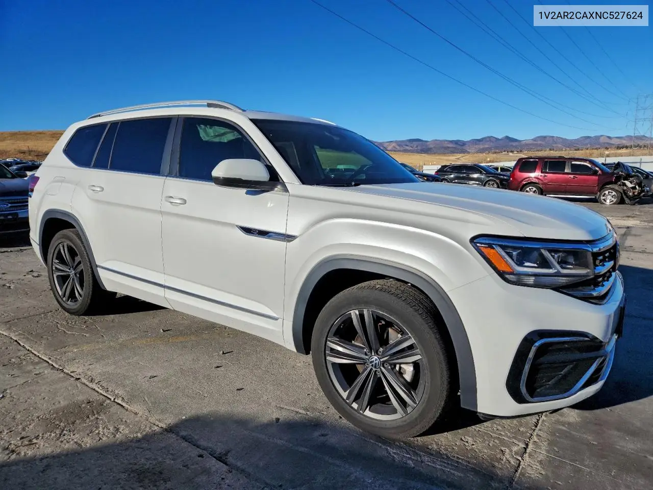 1V2AR2CAXNC527624 2022 Volkswagen Atlas Sel R-Line