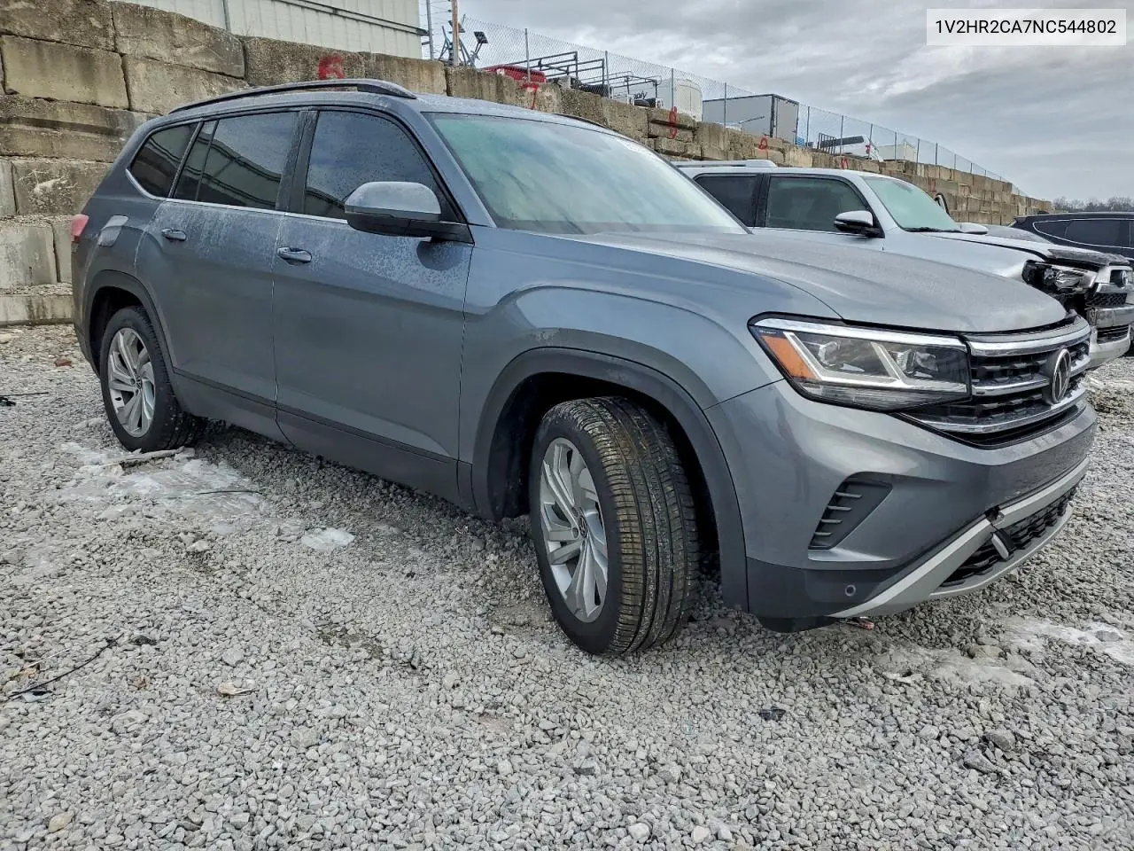 1V2HR2CA7NC544802 2022 Volkswagen Atlas Se
