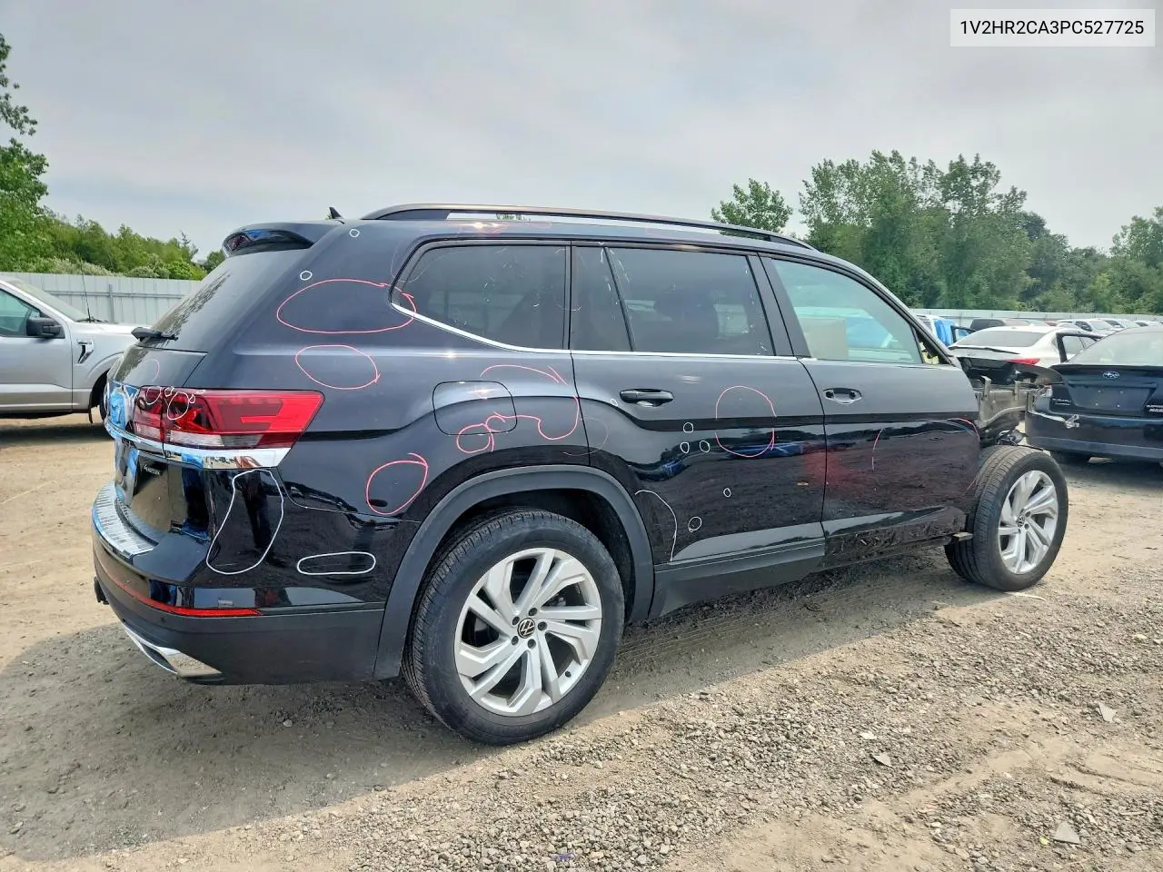 2023 Volkswagen Atlas Se VIN: 1V2HR2CA3PC527725 Lot: 58001356