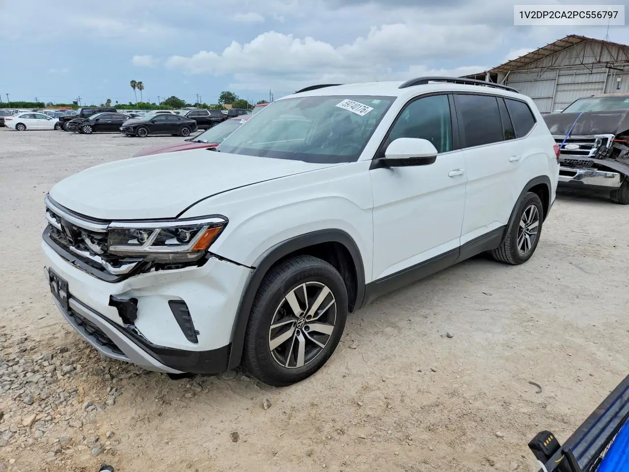 2023 Volkswagen Atlas Se VIN: 1V2DP2CA2PC556797 Lot: 59740176