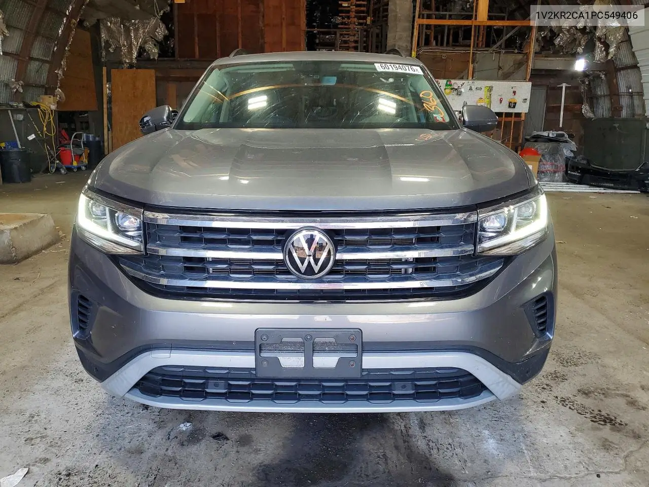 2023 Volkswagen Atlas Se VIN: 1V2KR2CA1PC549406 Lot: 60194076