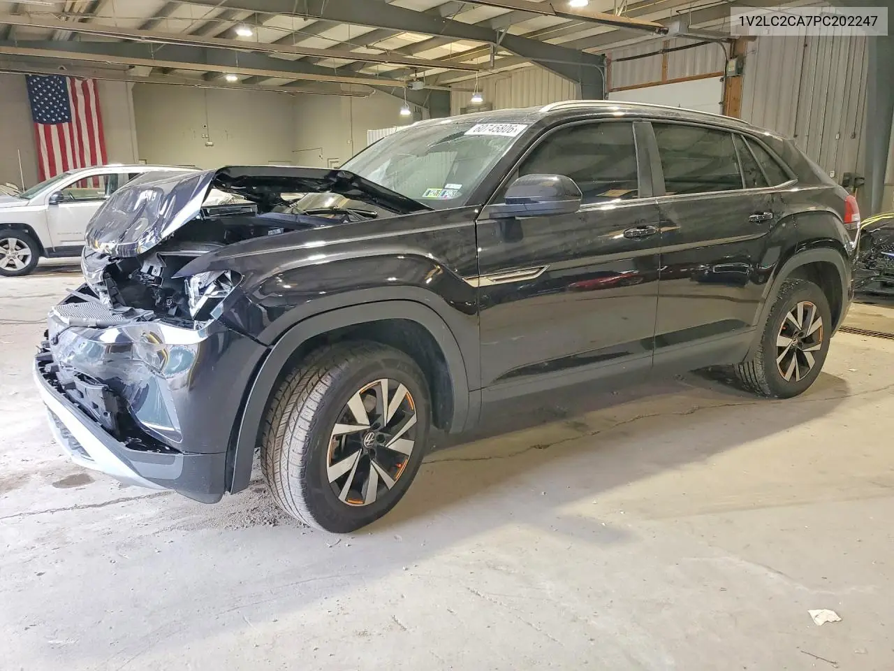 2023 Volkswagen Atlas Cross Sport Se VIN: 1V2LC2CA7PC202247 Lot: 60745806
